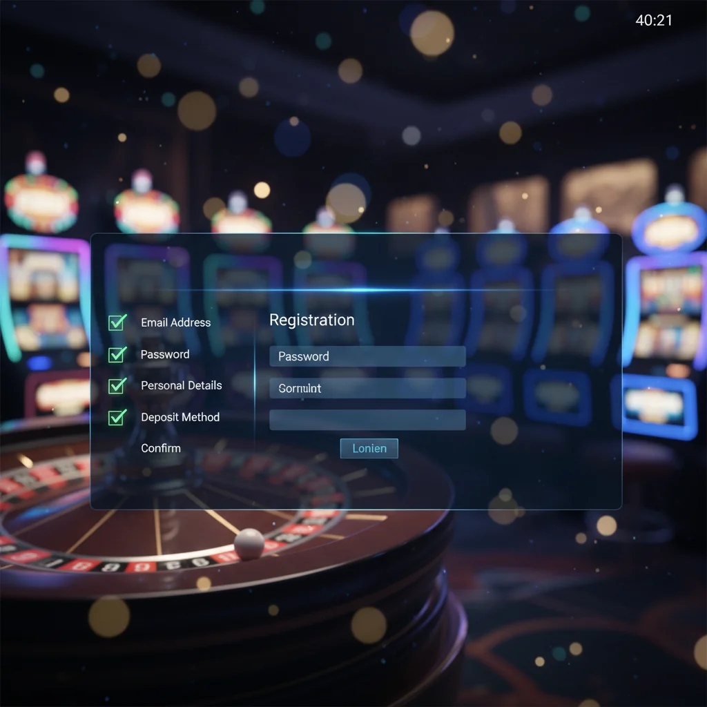 Registrační formulář NV Casino pro české hráče 2026